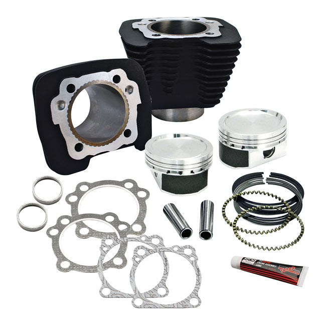 S&S, 883-1200 Big Bore Conversion Cyl. & Piston Kit for 86-20 XL883
