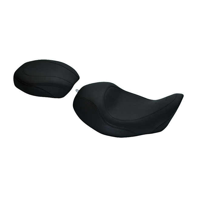 Mustang, Wide Tripper Forward Solo Seat for 06-17 Dyna (Excl. 14-17 Fat Bob)