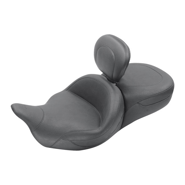 Mustang, Super Touring Seat. With Rider Backrest for 08-20 Touring
