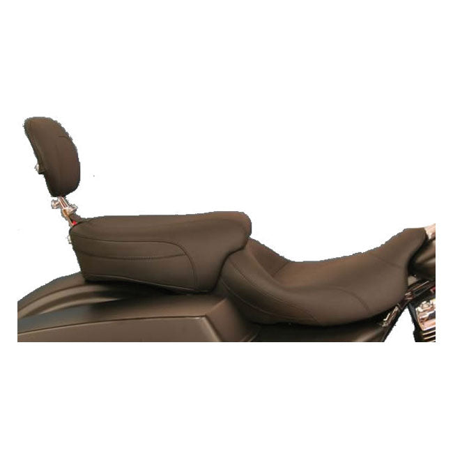 Mustang, Passenger Seat. With Passenger Backrest for 97-20 Flt/Touring