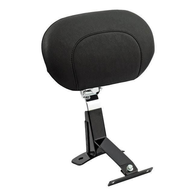 Mustang, Rider Backrest Kit. Smooth for 09-20 Touring