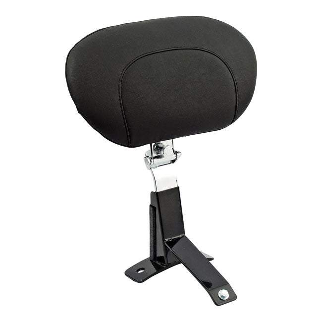 Mustang, Rider Backrest Kit. Smooth for 97-08 FLHR, FLHT, FLTR
