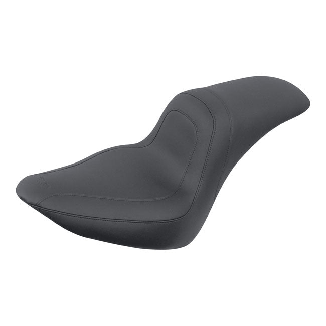 Mustang, Tripper Fastback 2-Up One-Piece Seat for 06-10 FXST With 200mm tyre; 07-17 FLSTF Fatboy; 08-11 FLSTSB Cross Bones