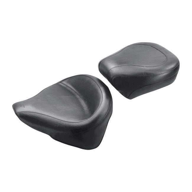 Mustang, Wide Touring Passenger Seat. No Recess for 00-16 Softail With 150 tyre, Excl. Deuce); 05-16 FLSTN; 07-16 FLSTC; 00-15 FLSTC; 00-07 FLSTS
