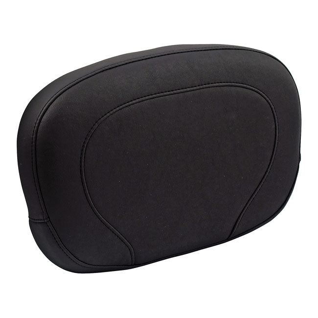 Mustang, Sissy Bar Back Pad. Black for 97-20 FLHR, FLHT, FLTR; 06-20 FLHX