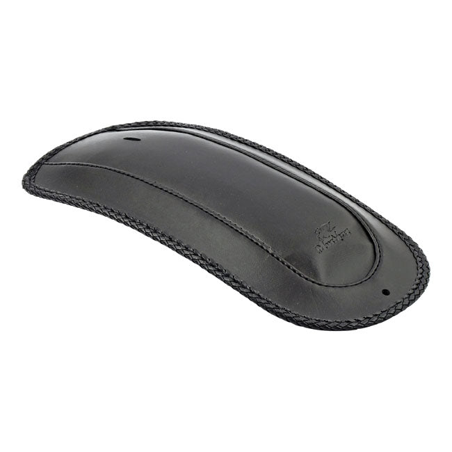 Mustang, Rear Fender Bib. Plain With Braided Edges for 93-17 Dyna FXDWG; 06-17 Dyna