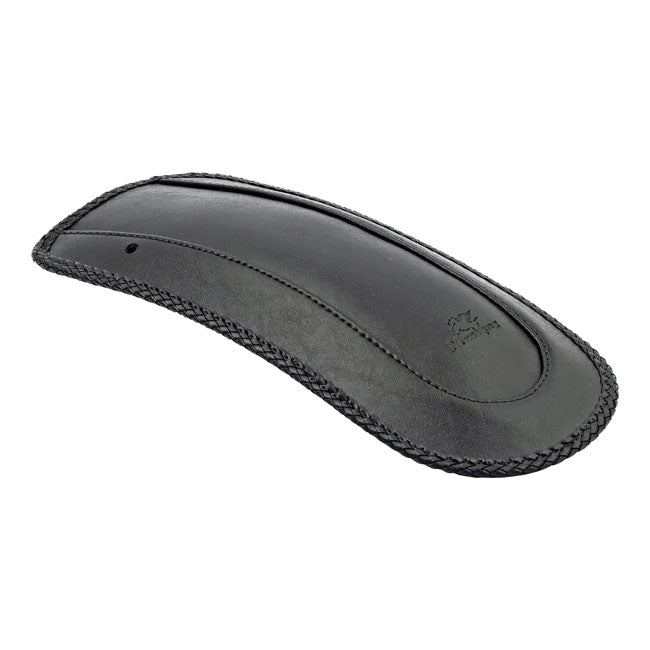 Mustang, Rear Fender Bib. Plain With Braided Edges for 65-96 FLH, FLHT Touring