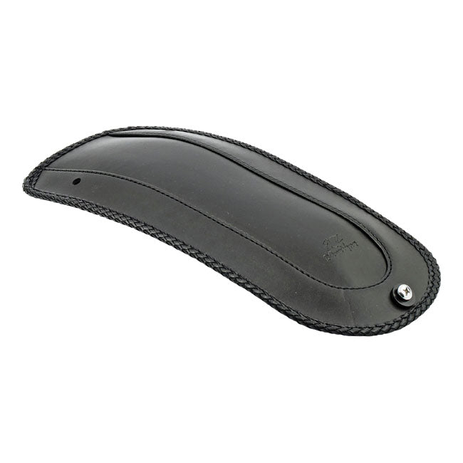 Mustang, Rear Fender Bib. Plain With Braided Edges for 00-03 FLSTS; 07-17 FLSTC; 05-17 FLSTN; 05-07 FLSTC