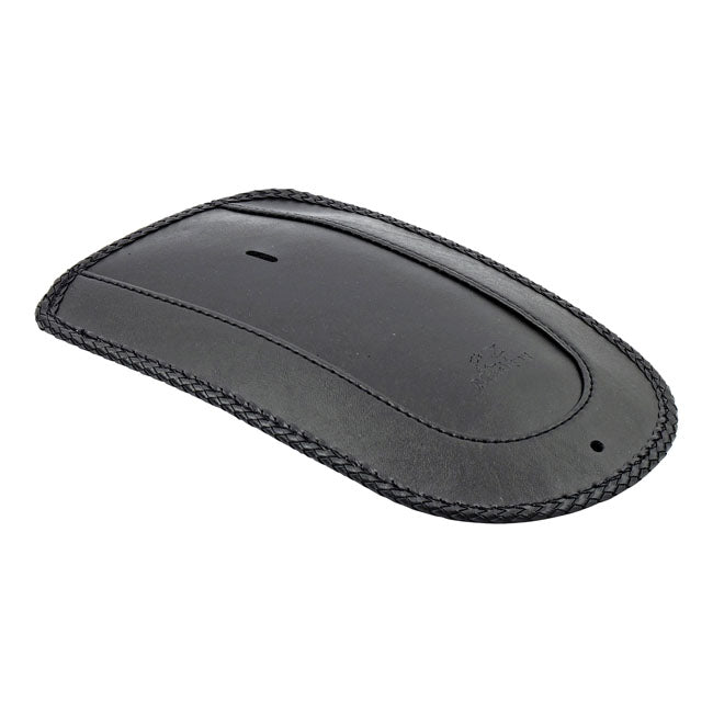 Mustang, Rear Fender Bib. Plain With Braided Edges for 06-17 Softail With Wide tyre And Mustang Solo Seat