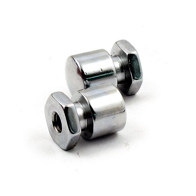 Mustang, Solo Seat Mount Nut Set for 99-20 Road King; 99-18 Softail With A Fender Stud Plate