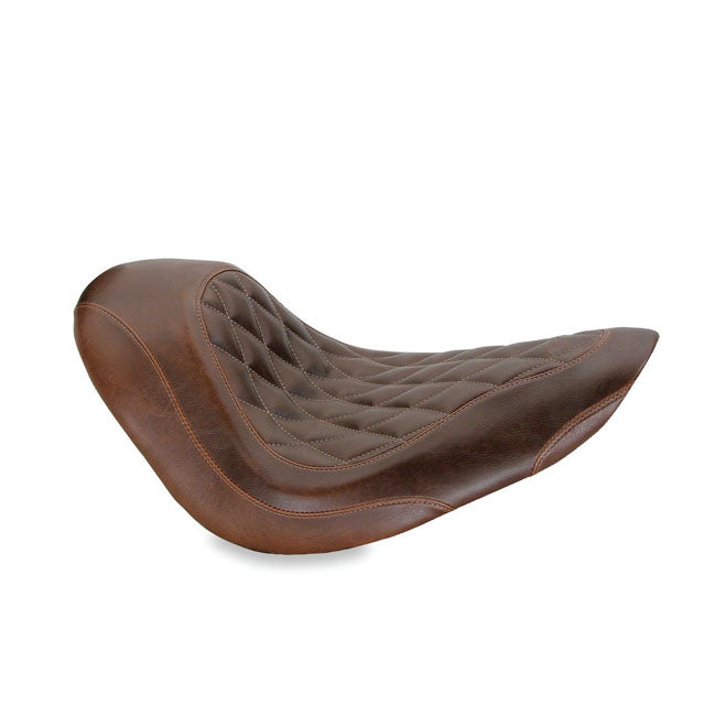 Mustang, Wide Tripper Solo Seat for 06-10 FXST; 07-17 FLSTF Fatboy; 08-11 FLSTSB Cross Bones