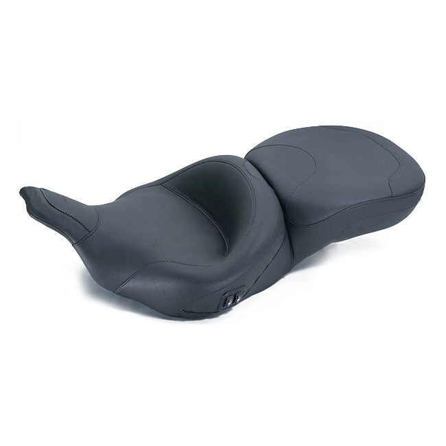 Mustang, Wide Touring Seat. Heated for 97-07 FLHT, FLTR