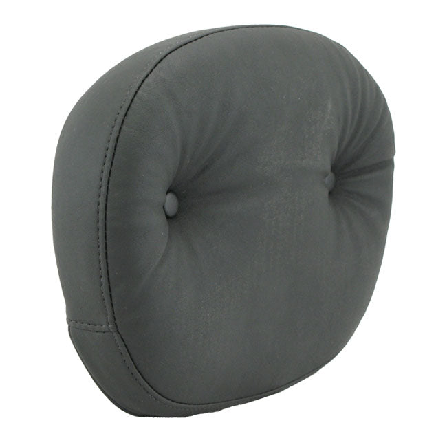 Mustang, Sissy Bar Back Pad. Black. Regal for 97-20 FLHR, FLHT, FLTR; 06-20 FLHX