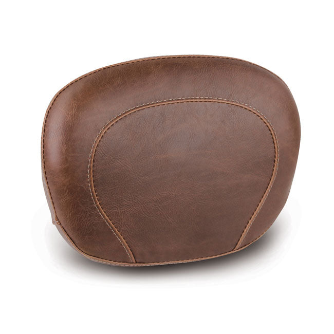 Mustang, Sissy Bar Back Pad. Brown for 97-20 FLHR, FLHT, FLTR; 06-20 FLHX