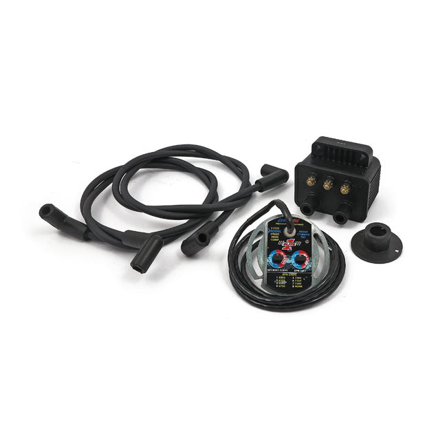 Compu-Fire, Ignition Module, Wire & Coil Kit. Electric Start for 70-99 Big Twin (Excl. Twin Cam) And 71-01 Sportster (Excl. 1200S). Models Electric Start