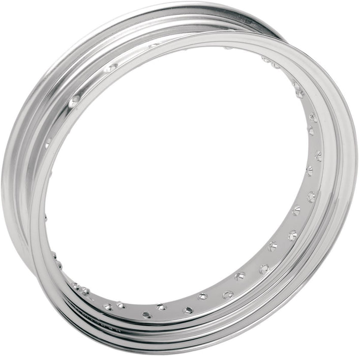 Drag Specialties Rim 16X3.5 40-Spoke Steel Chrome - Part #02100020 - Hogparts UK