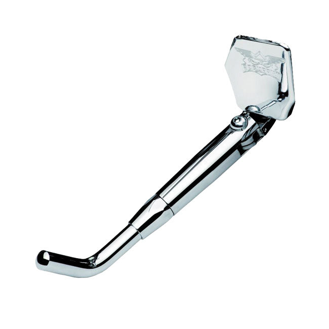 Rebuffini, Adjustable Kickstand Kit. Chrome for 86-06 Softail