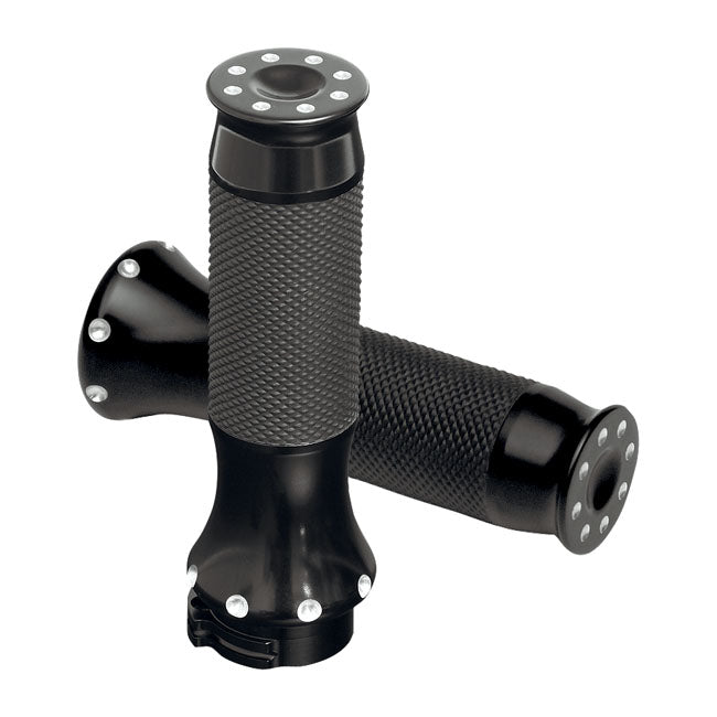 Rebuffini Rea Grips for 74-20 H-D With Single Or Dual Throttle Cables (Excl. Street)