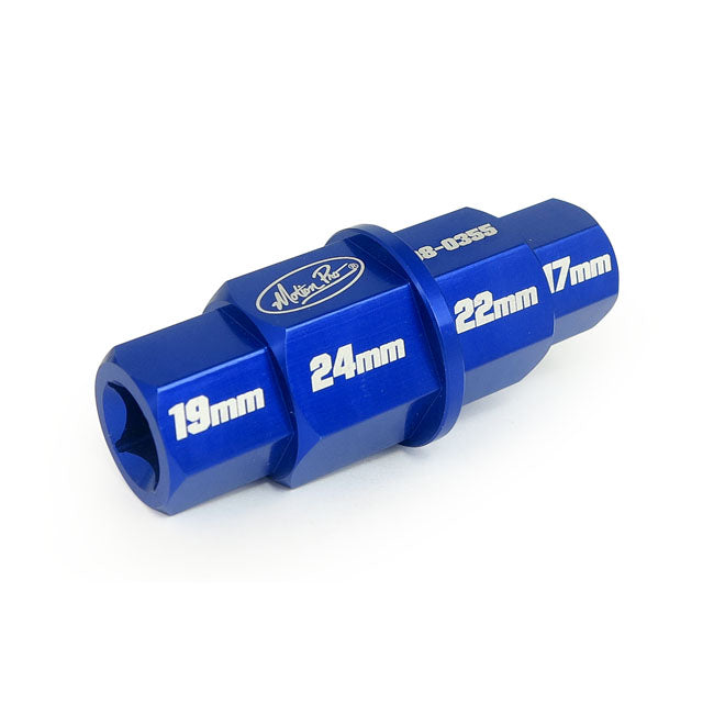 Motion Pro, T-6 Hex Axle Tool Lightweight for Buell: 03-04 Xb9R, Xb9S, Xb12R, Xb12S   Honda: Cbr600Rr, Cbr1000Rr  Kawasaki: Zx6R, Zx6Rr, Zx600E/K, Zx7R, Zx9R, Z1000  Yamaha: R1, R6