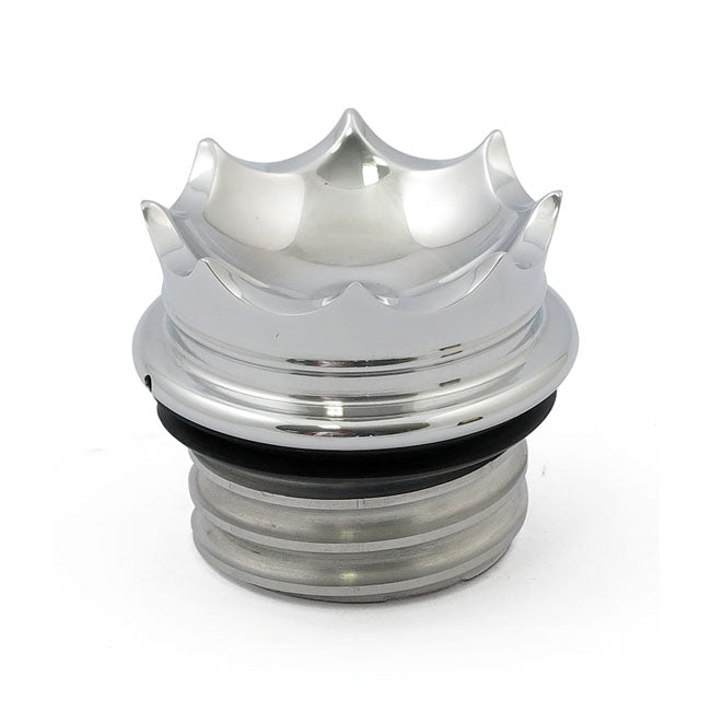 Dragon Choppers Gascap Vented Couronne for 83-95 H-D