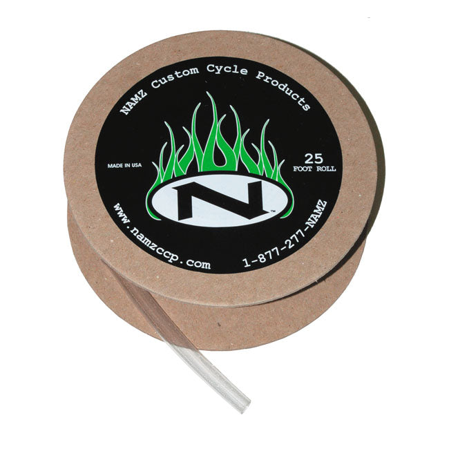 Namz, Heat Shrink Tube. 25Ft Roll, 1/4" (6.35mm). Clear for Universal