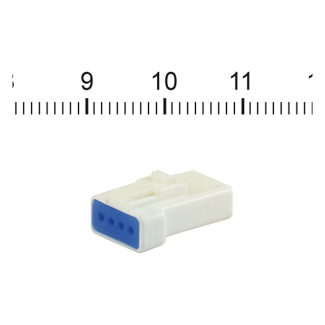 Namz, Jst Mini Connector. White, Receptable, 4-Pin