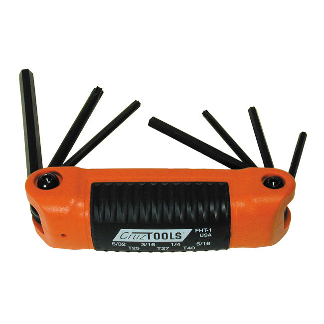 Cruztools, Folding Allen (Hex) & Torx® Wrench for Univ.