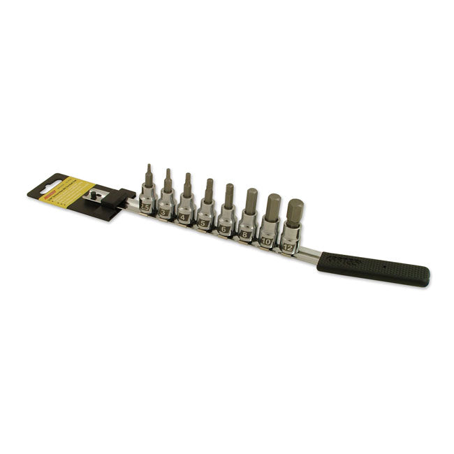 Cruztools, Hex Socket Bit Set. 3/8" Drive