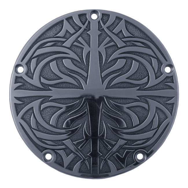 Weall Alu Derby Cover Makoto for 99-17 Dyna; 99-18 Softail (Excl. 2018 Flsb); 99-15 Touring, Trike (Excl. 2015 FlhTCul, Flhtkl)