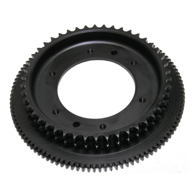 Sprocket And Ring Gear Set 46 Tooth for 06-17 Dyna; 07-17 Softail. (Excl. Models With A&S Clutch)