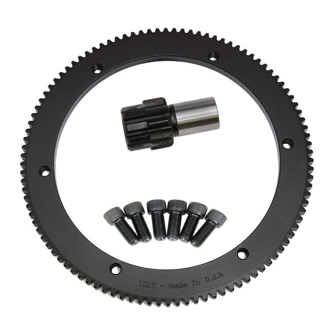 Starter Ring Gear Kit, 102T for 94-97 Big Twin