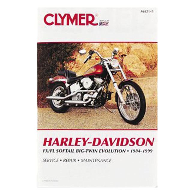 CLYMER SERVICE MANUAL 84-99 SOFTAIL - 84-99 Softail <br><br>Part #517507 - Hogparts UK