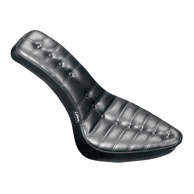 Le Pera, Cobra 2-Up Seat. Pleated for 84-99 Softail With Up To 150mm Rear tyre