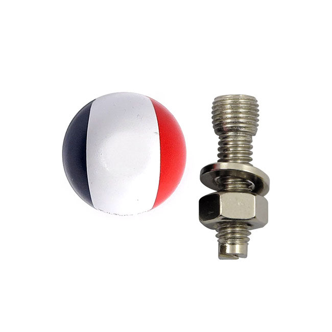 Trik Topz Licence Plate Mounts French Flag for Universal