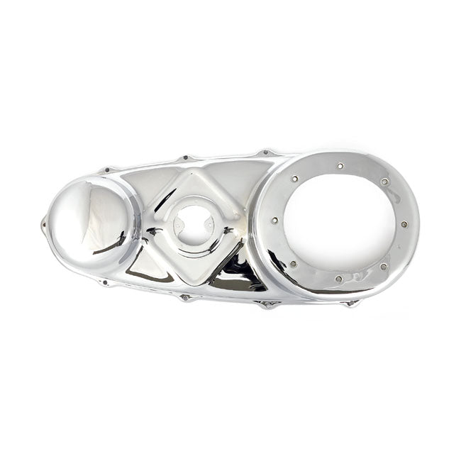 Paughco Outer Prim. Cover. Chrome for 36-54 Big Twin
