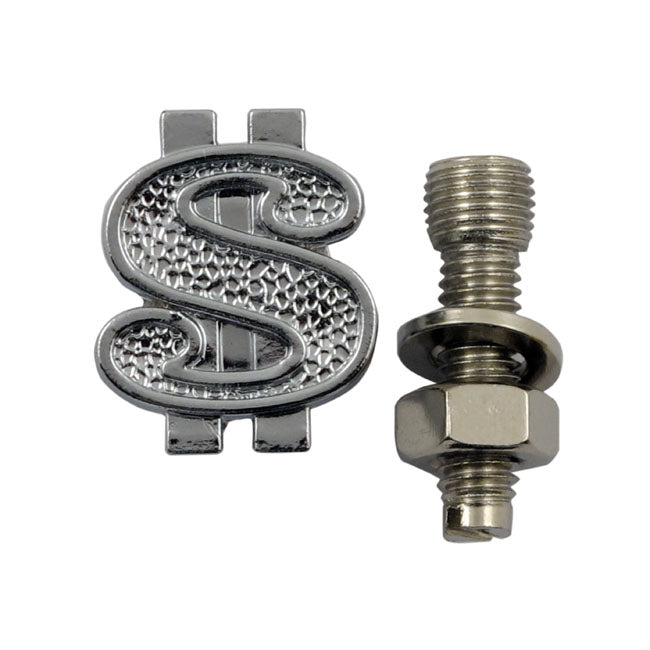 Trik Topz License Plate Mounts Dollar Silver for Universal