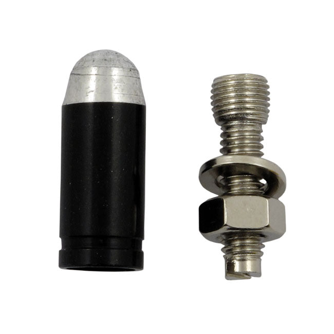 Trik Topz License Plate Mounts Bullet Black for Universal