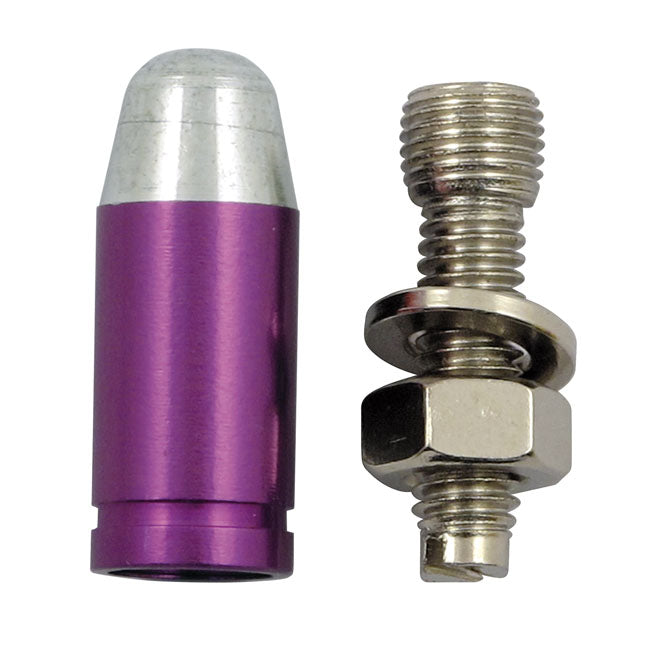 Trik Topz License Plate Mounts Bullet Purple for Universal