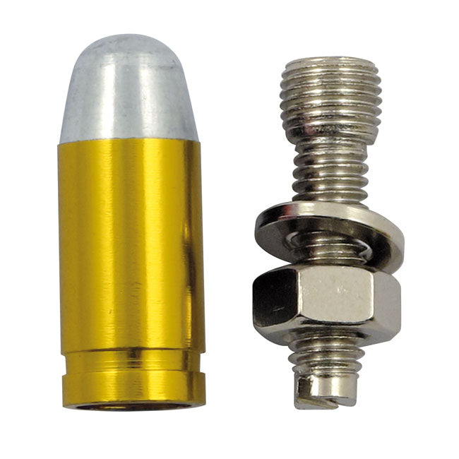 Trik Topz License Plate Mounts Bullet Gold for Universal