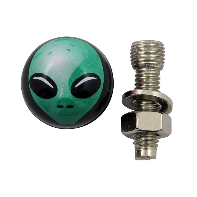 Trik Topz License Plate Mounts Alien Green for Universal