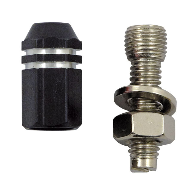 License Plate Mounts Alloy Two-tone Hex Straight