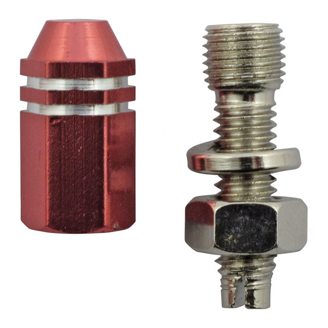 Trik Topz License Plate Mounts Alloy Two Tone Hex Straight for Universal