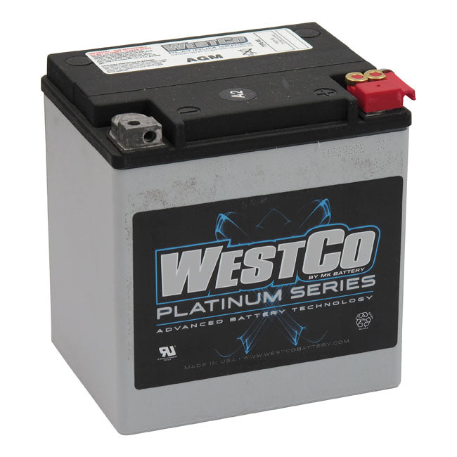 WesTCo, SeaLED Agm Battery. 12 Volt, 26Amp, 400Cca for 97-20 Flt/Touring; 09-20 Trikes