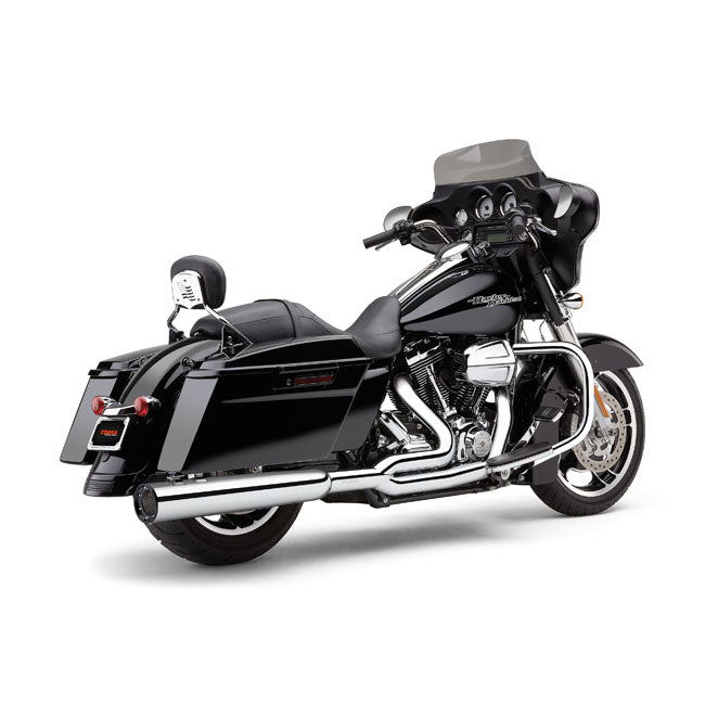 Cobra, Power-Flo 2-1 Rpt. Chrome for 95-16 Flt/Touring