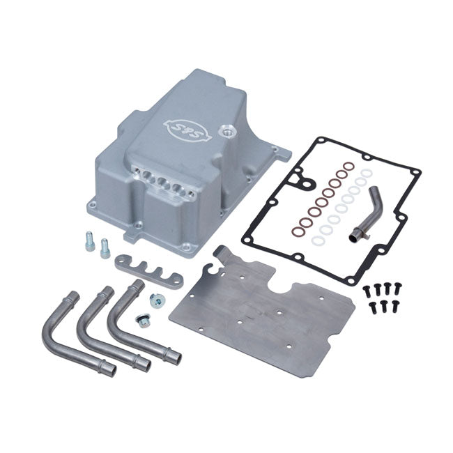 S&S, Oil Line Installation Kit. Black for 06-17 Dyna With S&S Crankcases