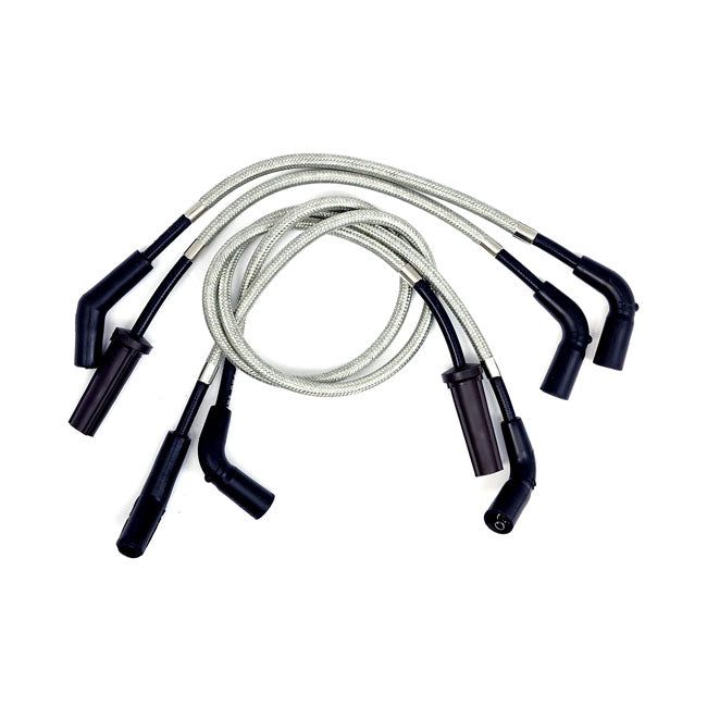 8mm Pro Braided Stainless Spark Plug Wire Set