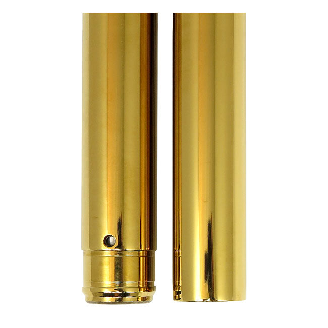 Cc Eng. 41mm Fork Tubes - Tnc - Gold 20.25" for 00-17 Softail (Excl. FXSB); 00-05 FXDWG; 97-05 All Flt; 06-08 Flt Non-Fairing
