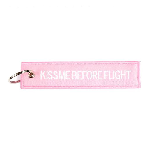 KISS ME BEFORE FLIGHT KEYCHAIN - <br><br>Part #545667 - hogparts-uk.myshopify.com