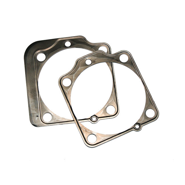 Cyl. Base Gasket Set, Fr/Rr, Big Bore for 63-84 Pan, Shovel