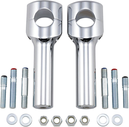 Drag Specialties Riser Big Buffalo 6" Straight Chrome For 1.5" - Part #06020470 - Hogparts UK